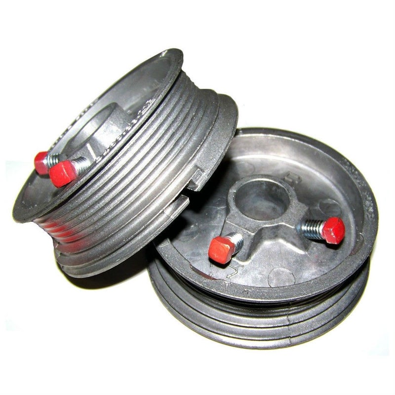 Earthtec Garage Door Cable Drums Up To 8' High Doors 400-8 (Pair) - Image 1